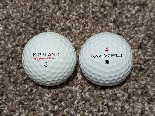 Kirkland Signature vs Maxfli Tour X