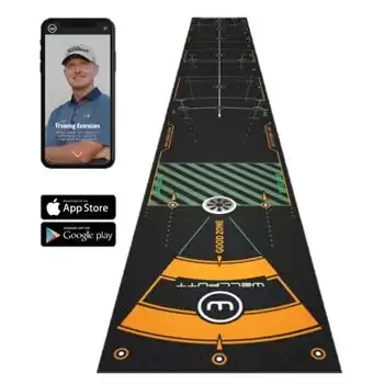 Wellputt Black Putting Mat - 13ft