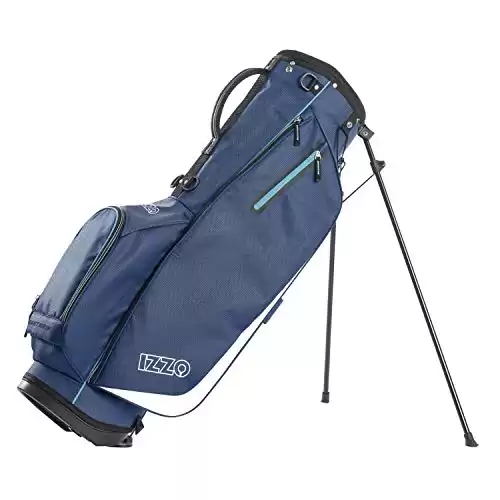 Izzo Ultra-Lite Stand Golf Bag with Dual Straps