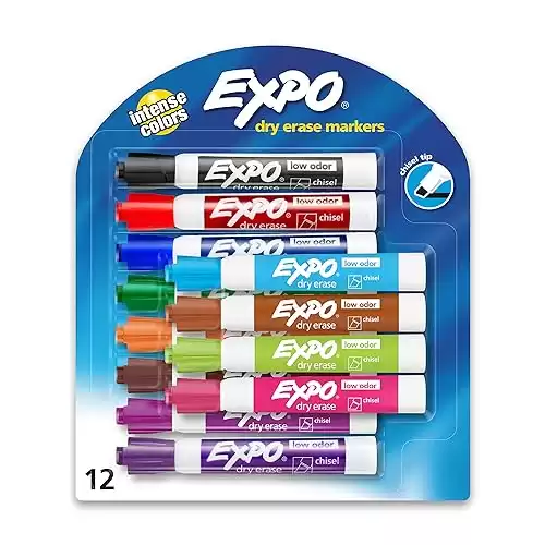 EXPO Low Odor Dry Erase Markers